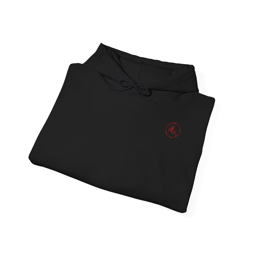 Blood - Script Protocol kanji hoodie | Cyberpunk Techwear Streetwear - SYFR - bazzar