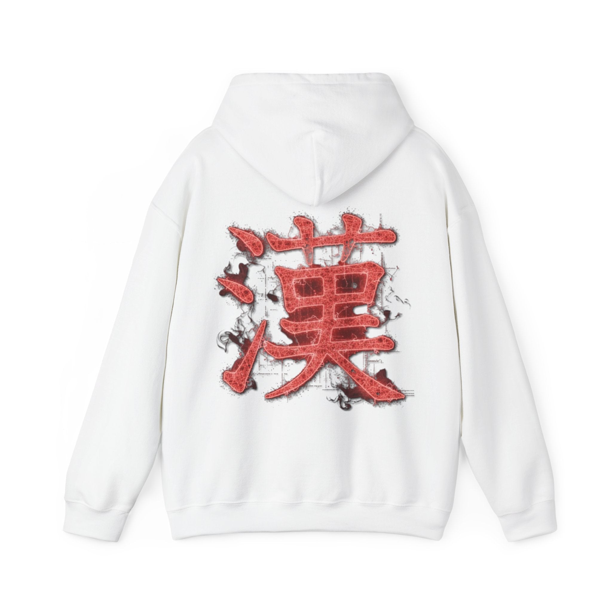 Blood - Script Protocol kanji hoodie | Cyberpunk Techwear Streetwear - SYFR - bazzar